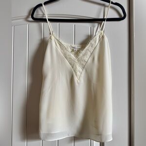 Ivory Lace Tank/Camisole. Size XS.